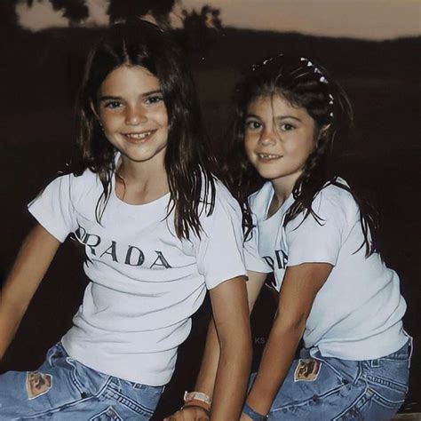 kylie and kendall jenner young|how kendall jenner became a.